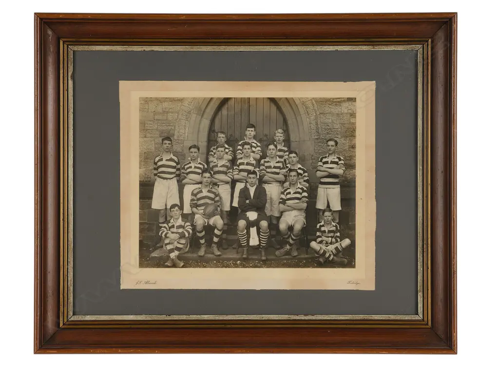 J L Allwork 'Tonbridge School rugby team', c.1910 Image 1++